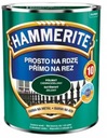 Hammerite prosto na rdzę PÓŁMATOWY CIEMNOZIELONY 0,25L