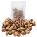 МИКРОКОЛЬЦА С СИЛИКОНОМ 100 шт. РАЗМЕР 5 мм.