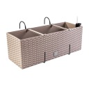 Коробка + 2 крючка для перил RATO DRTC500 Mocca