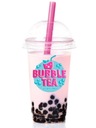 Чашки Bubble Tea с выпуклой крышкой, 400 шт - емкость 400/500мл.