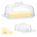 МАСЛЕНКА Контейнер для масла белый с прозрачной крышкой 11х18 см