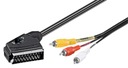 SCART — КАБЕЛЬ CINCH, АУДИО-ВИДЕО, ВХОД/ВЫХОД, 3M RCA