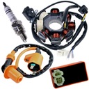 КАТУШКА ИСКРА МОДУЛЬ КАТУШКИ СТАТОРА, РАЗЪЕМ МОДУЛЯ 4T GY, СКУТЕР