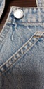 Weekday modré džínsové záhradníčky defekt 38 Rukáv na ramienkach