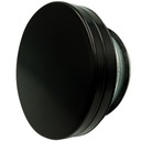 Диффузор приточного воздуха ЧЕРНАЯ РЕШЕТКА 125 мм Скандинавская ПЛОСКАЯ МОНТАЖНАЯ РАМА