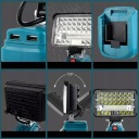 90W 60LED (СВІТЛОДІОД) ФАРА ГАЛОГЕН РОБОЧИЙ LED (СВІТЛОДІОД) NA АКУМУЛЯТОР +2USB  (18151344486) фото min 8