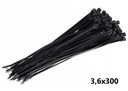 Лента кабельная 3,6х300 ЧЕРНАЯ