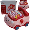 ТЕЛЕФОН НА КОЛЕСАХ С ТРУБКОЙ ИНТЕРАКТИВНЫЕ РАЗВИВАЮЩИЕ ПЕСНИ СВЕТА