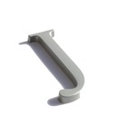 НОМЕР ДОМА БУКВА J СЕРЕБРЯНЫЙ АТЛАС 10,5 СМ