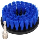 SZCZOTKA DO TAPICERKI NA WIERTARKĘ ŚREDNIA 100mm + ADAPTER