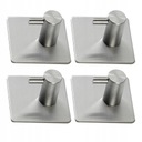 Metal Hangers Stainless Steel Hook Jacket 4 Pcs
