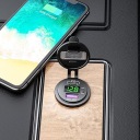 ЗАРЯДНИЙ ПРИСТРІЙ АВТОМОБІЛЬНА USB QC3.0 + PD USB C ВОЛЬТМЕТР КНОПКА ON/OFF  фото 5