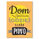 BLACHA DUŻY OBRAZ NAPIS DO DOMU BARU PUBU PIWO