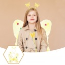 3 шт. Жовті подвійні крила ангела для косплею
