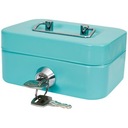 МАЛЕНЬКАЯ МЕТАЛЛИЧЕСКАЯ КАССЕТА ДЛЯ ДЕНЕГ С СЕЙФОМ ДЛЯ КЛЮЧЕЙ