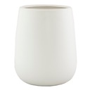 ЦВЕТОЧНЫЙ ГОРШОК LEON белая керамика XL