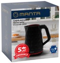 Электрический чайник беспроводной черный 2200Вт BPA FREE 1,7л Manta KTL9230B