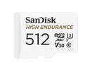 SanDisk microSDXC 512 ГБ ВЫСОКАЯ НАДЕЖНОСТЬ ДЛЯ ВИДЕОМОНИТОРИНГА