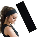 ЧЕРНАЯ ПОВЯЗКА НА ГОЛОВУ УШИ УЗКИЕ ГЛАДКИЕ ТКАНЕВЫЕ ВОЛОСЫ