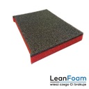 Вставка из пенопласта ГРАФИТ-КРАСНЫЙ для Qbrick Pro Drawer 2 Toolbox 2.0