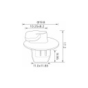 ЗАЖИМЫ MONTAZOWE TOYOTA 10 ШТ EINPARTS  фото 6