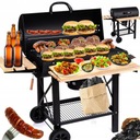 САДОВЫЙ УГОЛЬНЫЙ ГРИЛЬ С КРЫШКОЙ, ЗАКРЫТЫЙ, ПОРТАТИВНЫЙ НАСТОЛЬНЫЙ, БОЧКА BBQ PRO