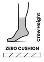 Bežecké ponožky Athlete Edition Run Raven print crew Smartwool 38-41 Počet kusov v súprave 1