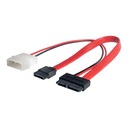AKYGA Адаптер с кабелем AK-CA-45 Slimline SATA f/data SATA f/Molex m 2x