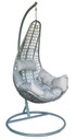 ПОДВЕСНОЙ СТУЛ, САДОВЫЙ КОКОН, ТУЛУМ СЕРЫЕ КАЧЕЛИ