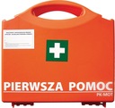Apteczka pierwszej pomocy naścienna AZP110 DIN 13164 + ustnik