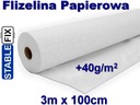Бумага флизелин +40г Бумага для вышивания. 3м х 100см | 5,50 злотых/м