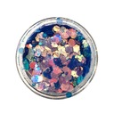 Opaľovacie trblietky Okvetné lístky na nechty Zrkadlo Shell FIALOVÁ Dominujúca farba odtiene ružovej a fialovej