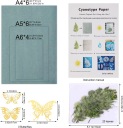 KIT CYJANOTYPOWY 16 ARKUSZY A4 A5 A6 SUNNY PAPER RYSUNKOWY  photo 4
