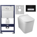 7в1 BALNEO КОМПЛЕКТ ДЛЯ УНИТАЗА ЗАПРЕЩЕННОГО МОНТАЖА, РАМКА УНИТАЗА, КНОПКА