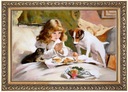 картина SUSPENSE C.BURTON BARBE копия OIL FRAME