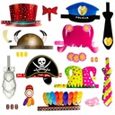 Вывески HATS PARTY TIES фотобудка 14 шт.