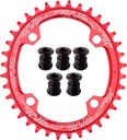 ПЕРЕДНЯЯ ЗВЕЗДОЧКА ВЕЛОСИПЕДА КРАСНАЯ 104 мм 38T MTB