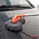 BROSSE TÉLESCOPIQUE VERS LAVAGE VOITURES VOITURE MARCHE ARRIÈRE AVEC MIKROFIBRA GABKAphoto 6