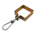 ЗАЖИМ КВАДРАТНЫЙ ПОВОРОТНЫЙ 100х100 мм + КАРАБИН