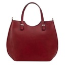 BORDOWA WŁOSKA SKÓRZANA TOREBKA shopper bag SKÓRA NATURALNA TORBA
