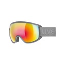 Gogle Uvex Topic FM Sphere rhino mat mirror rainbow rose