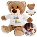 КРЕЩЕННЫЙ ТЕДДИ КРЕЩЕННЫЙ СУВЕНИР ПОДАРОК ​​НА КРЕЩЕНИЕ ИМЯ РЕБЕНКА