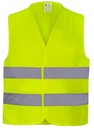 KAMIZELKA ODBLASKOWA DROGOWA ŻÓŁTA OSTRZEGAWCZA
