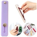 SAMOPRZYLEPNY UCHWYT NA PALEC Z SUWAKIEM NA TELEFON/ETUI FIOLETOWY