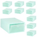 НАБОР ОБУВИ В КОРОБКЕ, 10 КОРОБОК ДЛЯ ОБУВИ С ОТКРЫТКАМИ, ОРГАНАЙЗЕР ДЛЯ ШКАФА STRONG