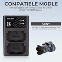 Зарядное устройство K&F Sony NP-FZ100