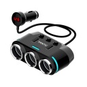 ТРЕХВЕТВЛЕННЫЙ РАЗВЕТЧИК С ГНЕЗДОМ ПРИКУРИВАТЕЛЯ И 2 ПОРТАМИ USB