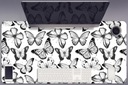Podložka na stôl Motýľ čierno-biela 90x45 cm Farba viacfarebná
