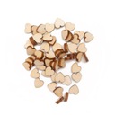 Деревянные СЕРДЕЧКИ Сердце 3см ОТРЫВКИ ДЛЯ ДЕКУПАЖА