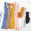 Dojčenské pančuchové nohavice na traky Horčicová L 12-24 Prevažujúcy materiál bavlna